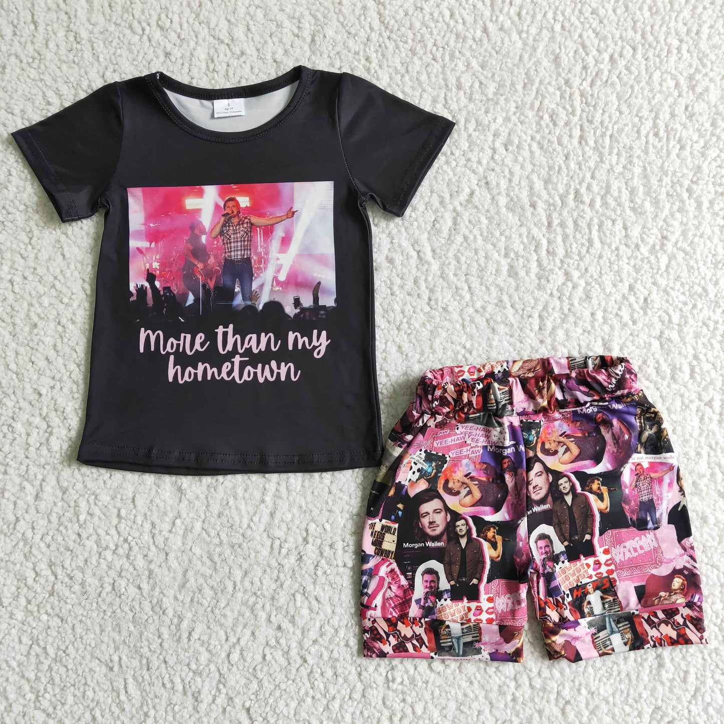 GSSO0013 Singer Baby Girls Black Kids Clothes