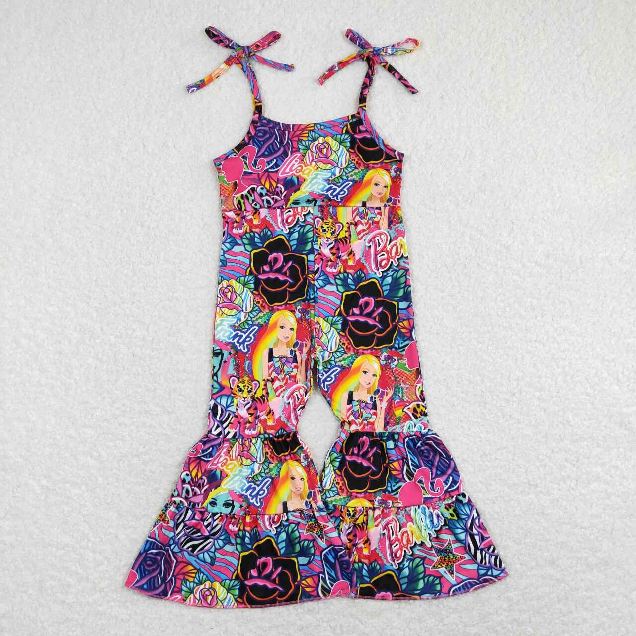 SR0886 Cartoon BA Colorful Girls Jumpsuits