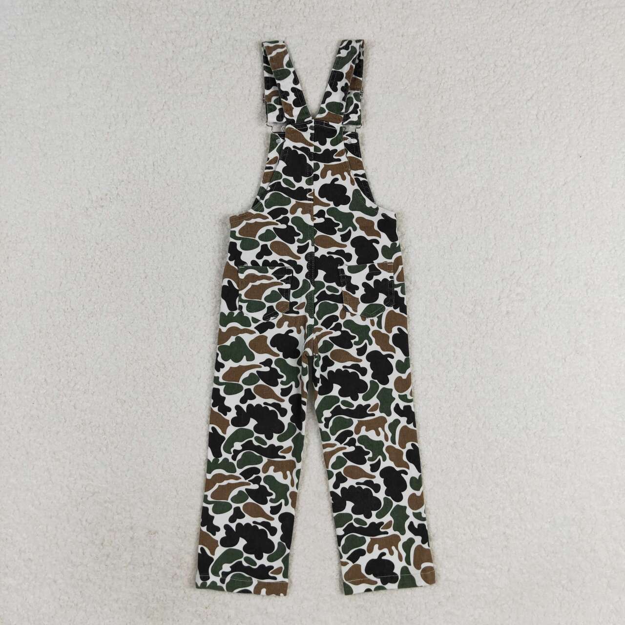 USA SHOP P0535 dark camo denim overalls kids jeans