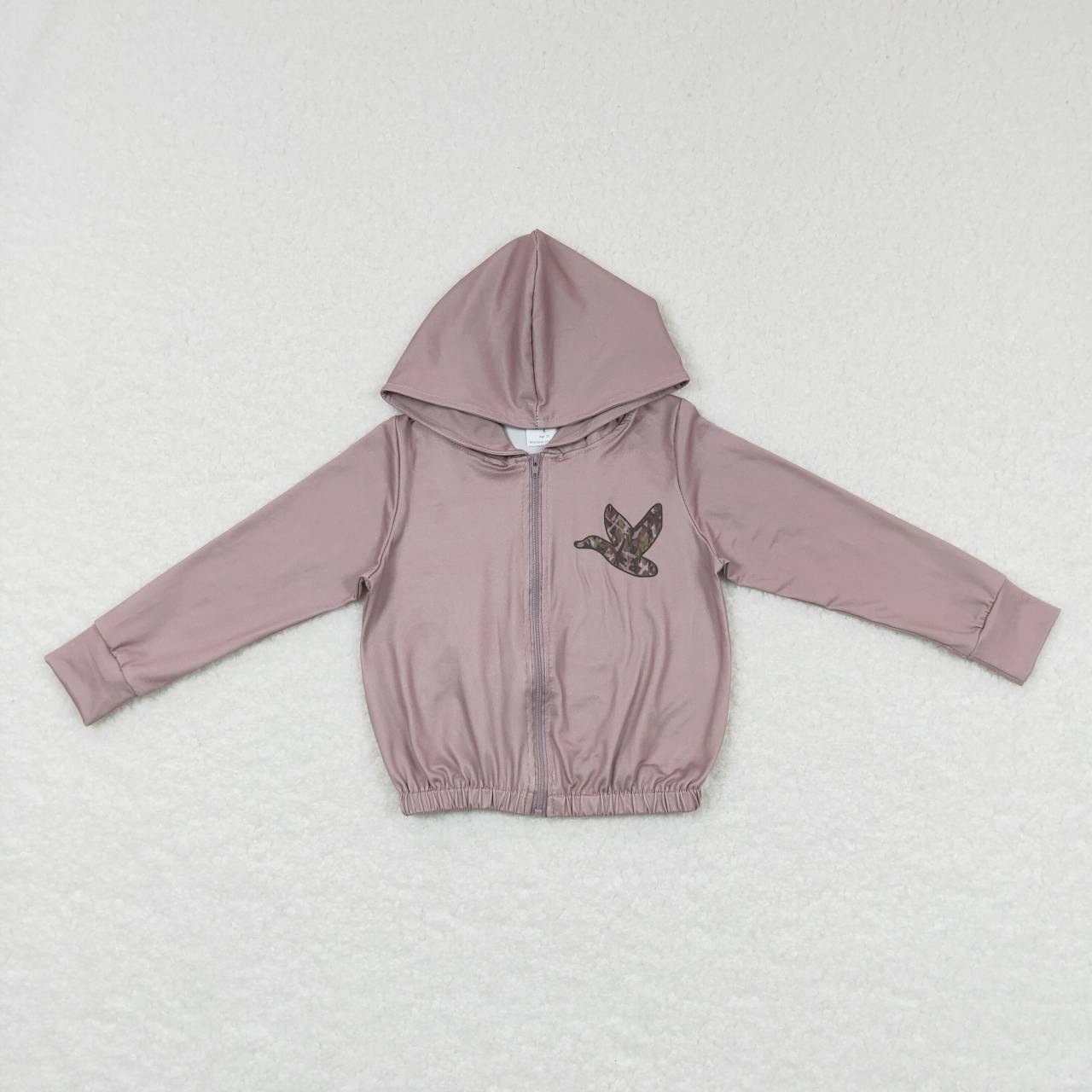 GT0336 Hunt deer pink camo hoodie girls coat