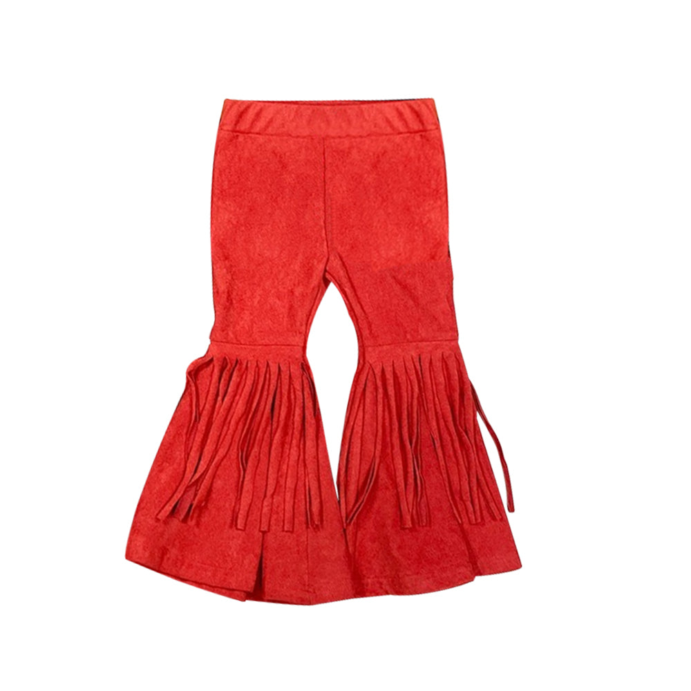 preorder P0283 Orange cotton girls pants