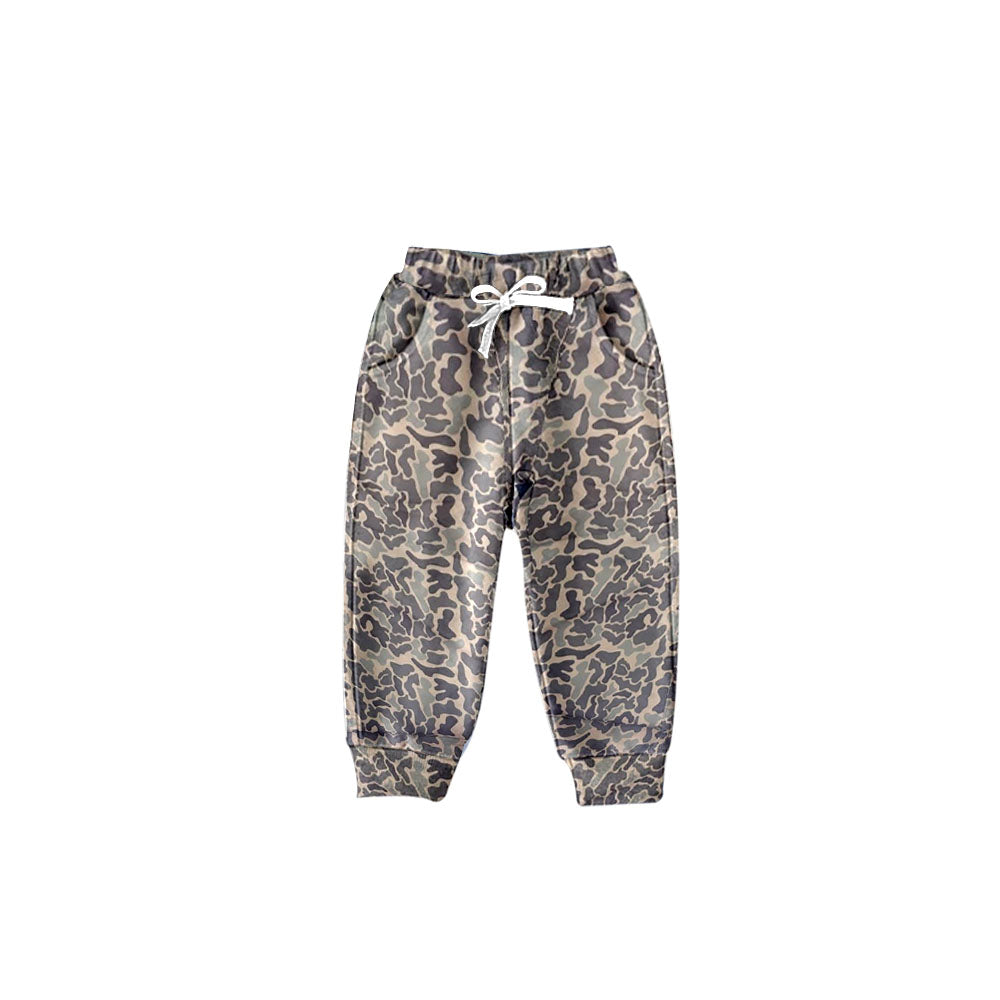 preorder P0556 camo milk silk pockets boys pants
