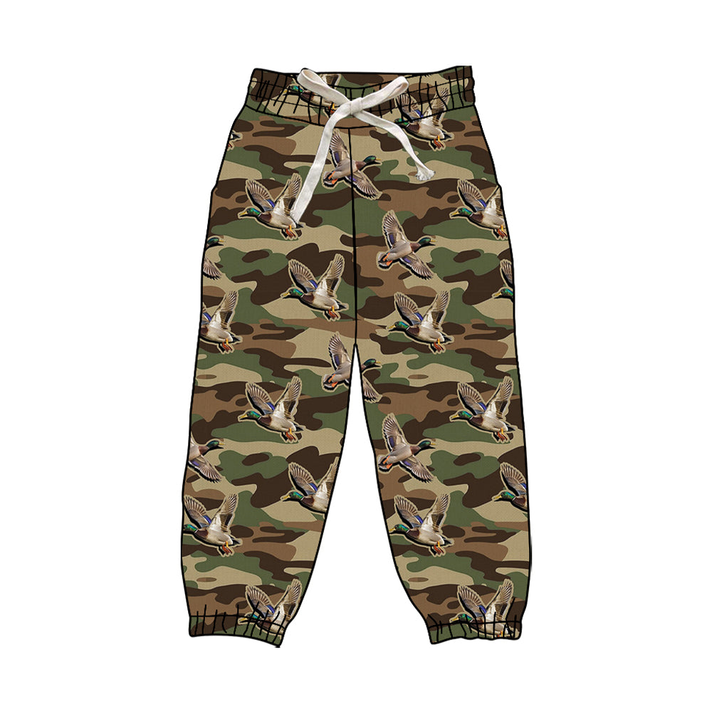 preorder P0837 hunting camo mallard duck yoga adult woman pants