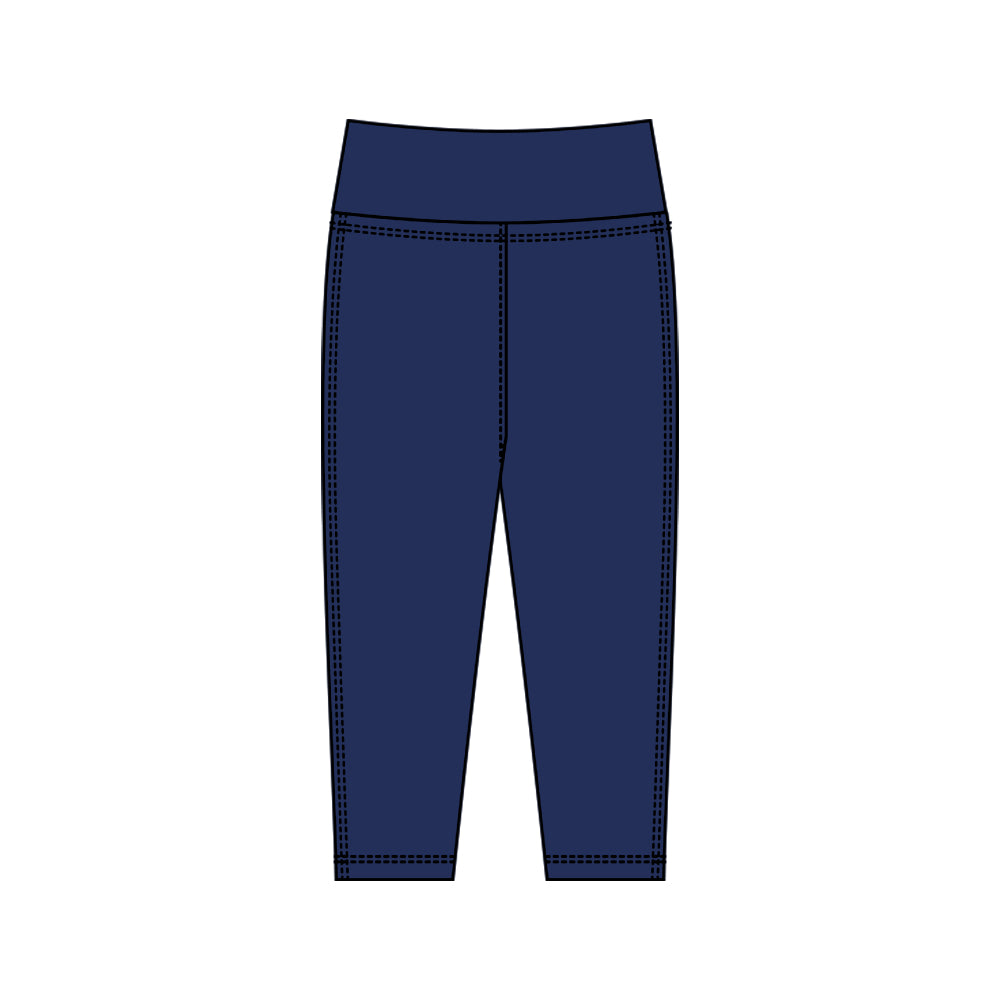 preorder P0924 yoga navy blue girls pants