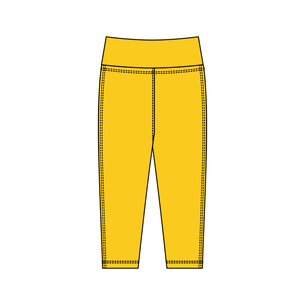 preorder P0925 yoga yellow girls pants