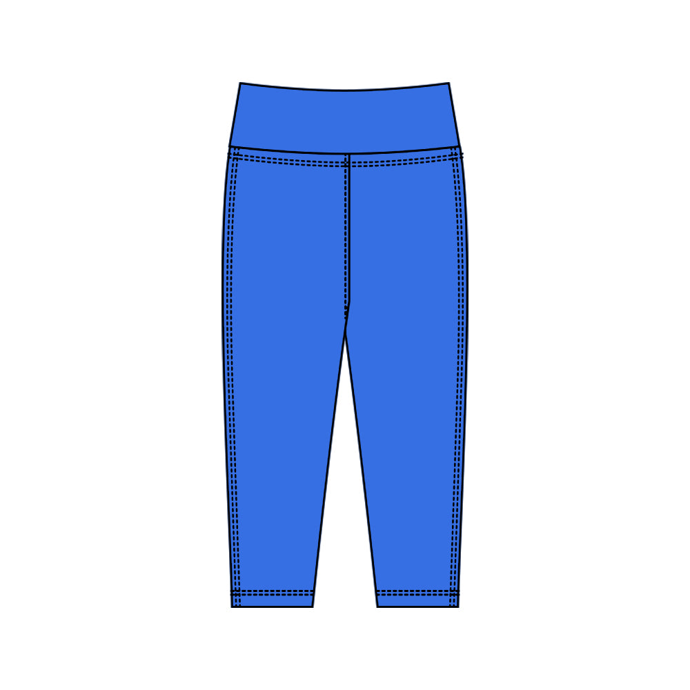 preorder P0927 yoga blue girls pants