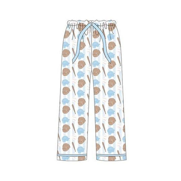 preorder P0931 blue baseball adult women pants
