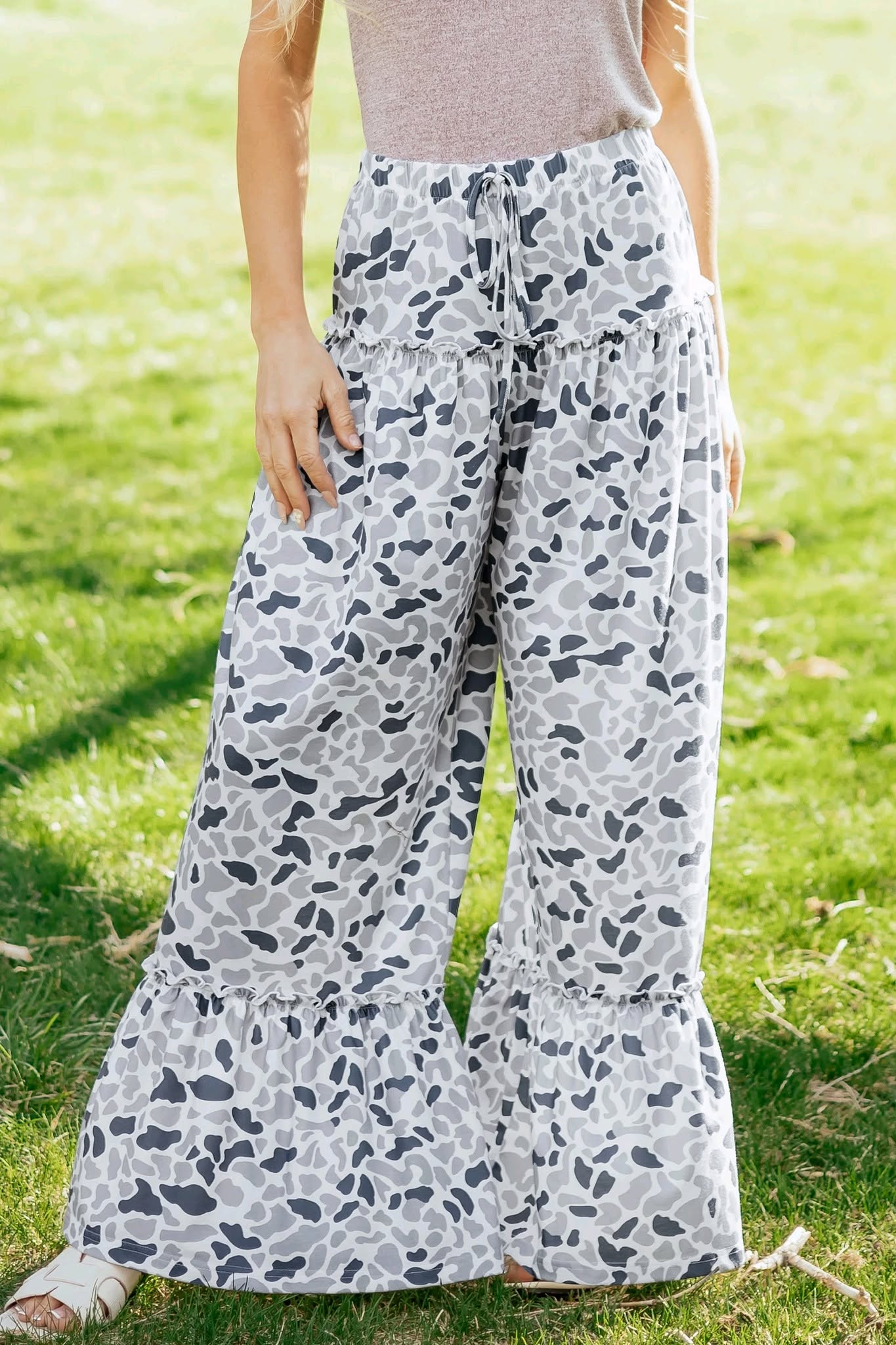 preorder P1051 Hunting Grey Camo Girls Pants