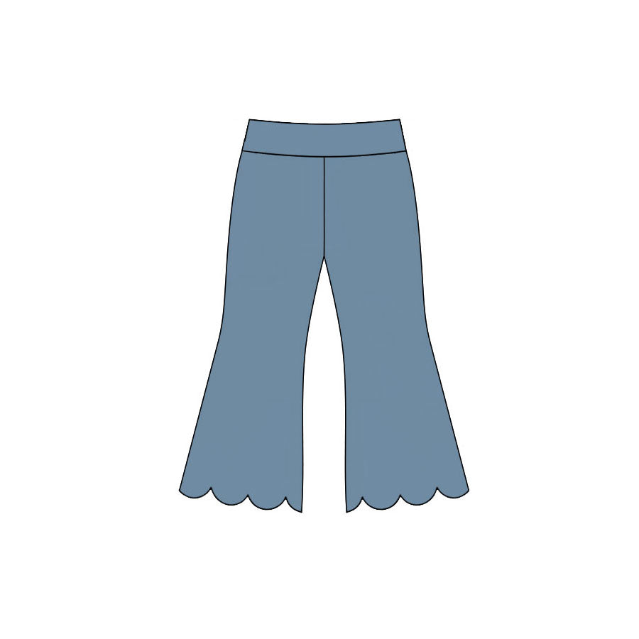 preorder P1077 Scallop Blue Girls Pants