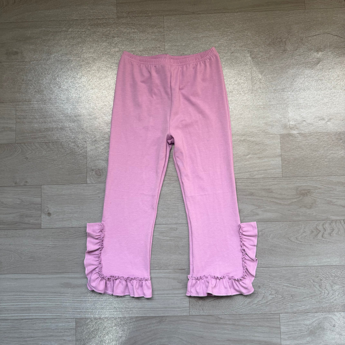 preorder Samples P1162 Pink Ruffles Girls Pants