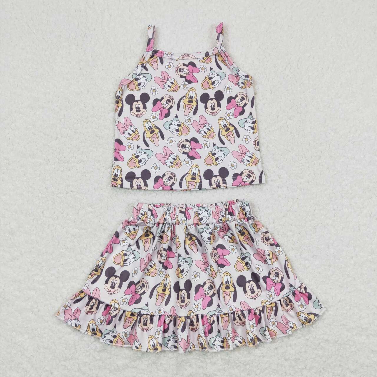 GSD0872 Cartoon M animal Skirt Girls Set