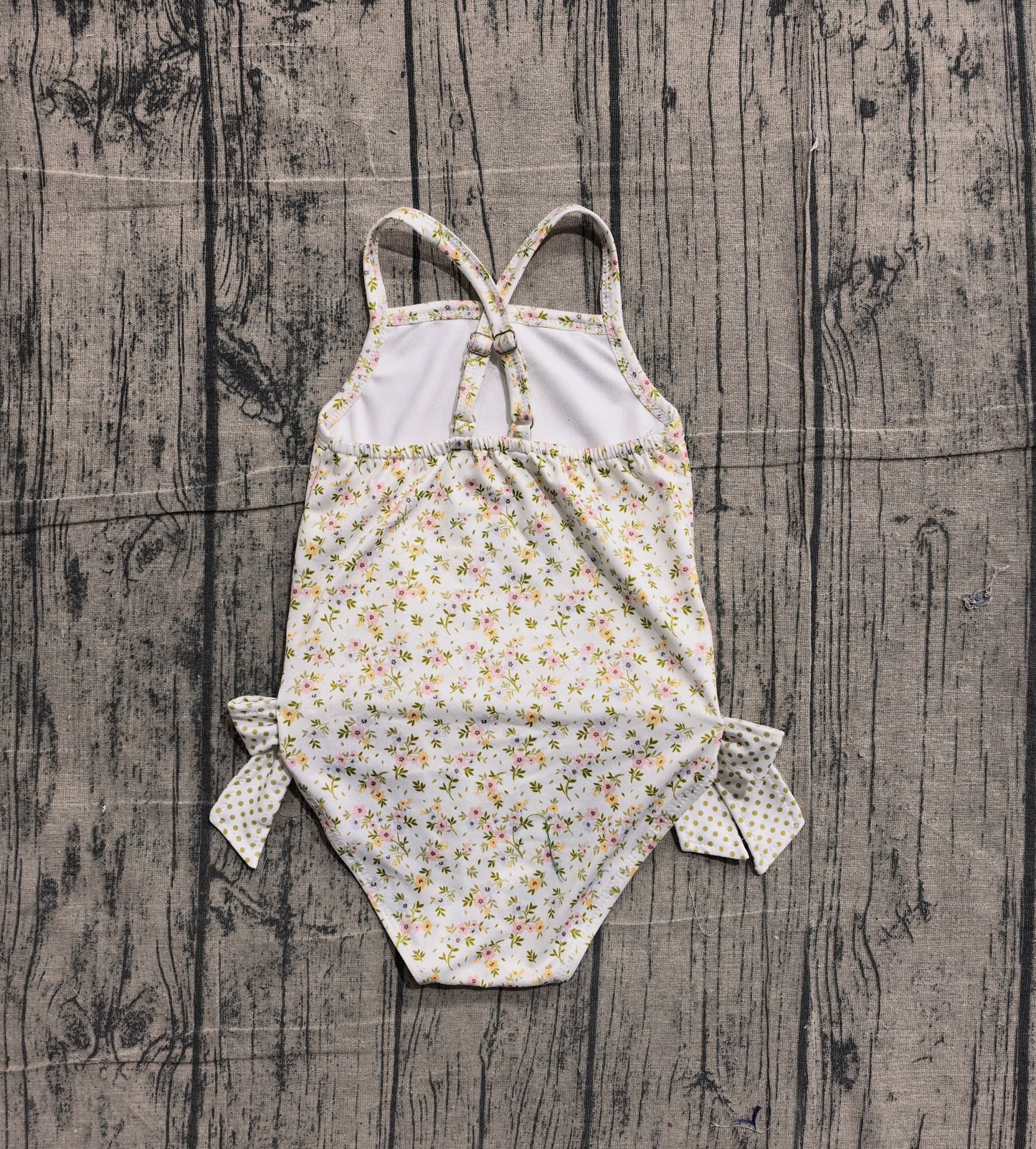 preorder Samples S0723 Yellow Flowers Girls Swimsuits