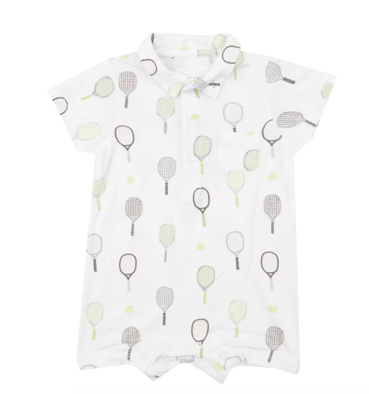 preorder SR1715 cute tennis short sleeve boys romper