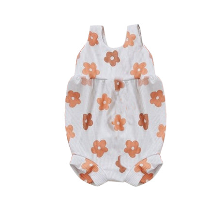 preorder SR1798 cute flowers sleeveless girls Summer romper