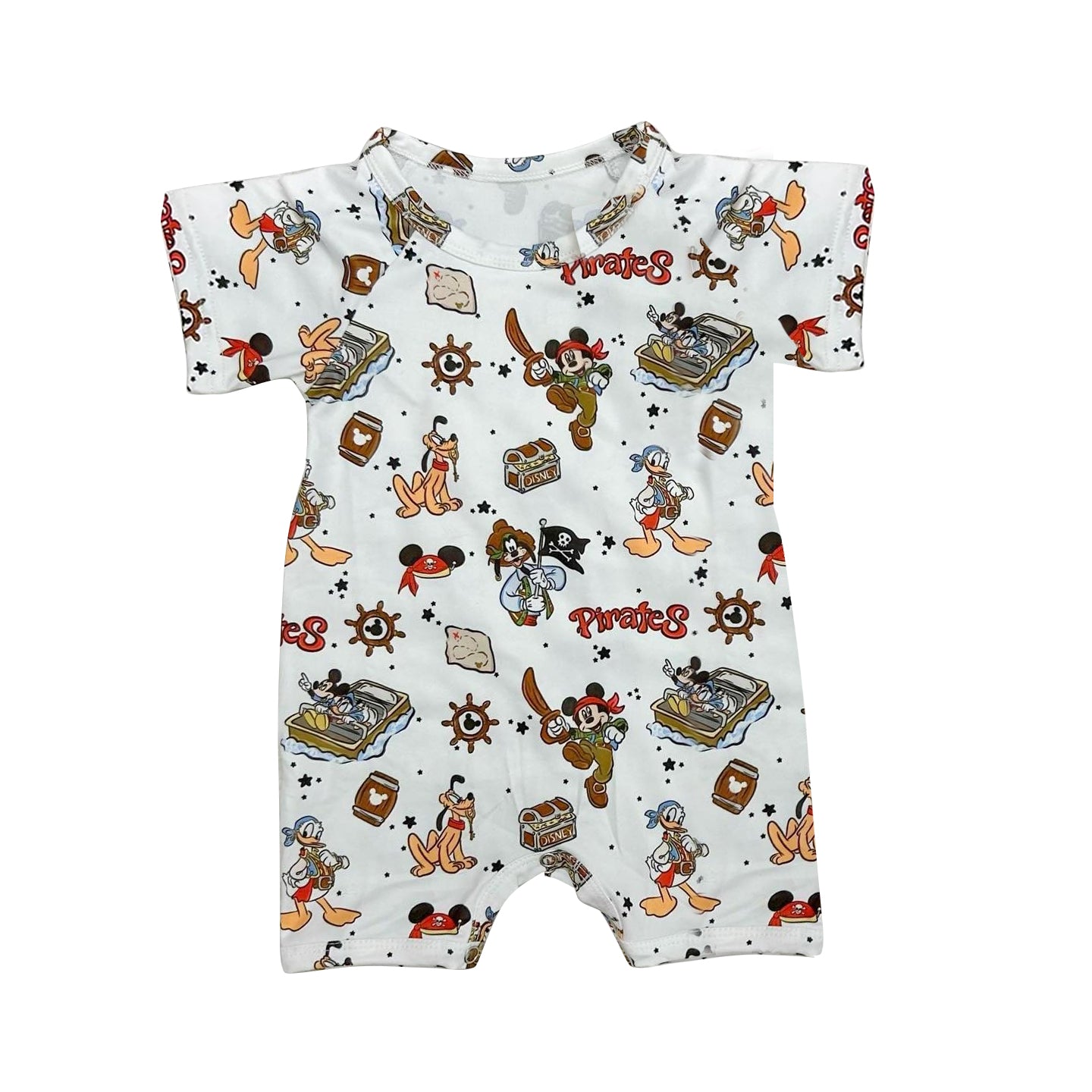 preorder SR1801 cartoon Mouse duck short sleeve boys romper
