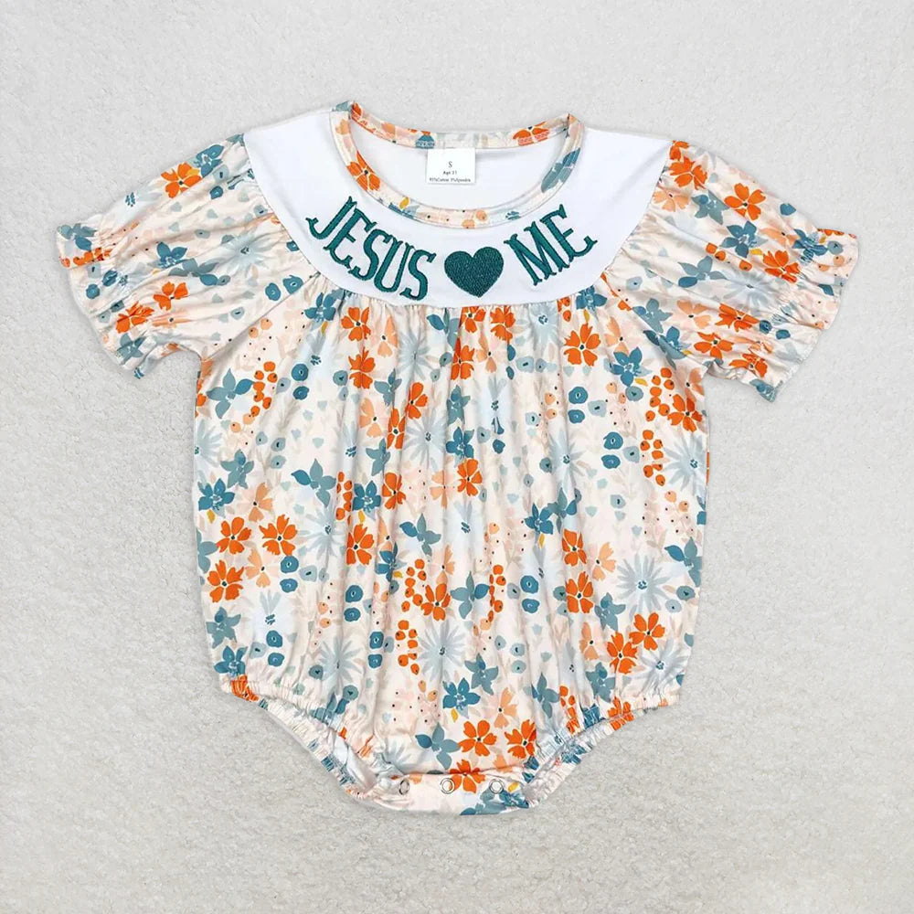 embroidery jesus love me sibling clothes RTS