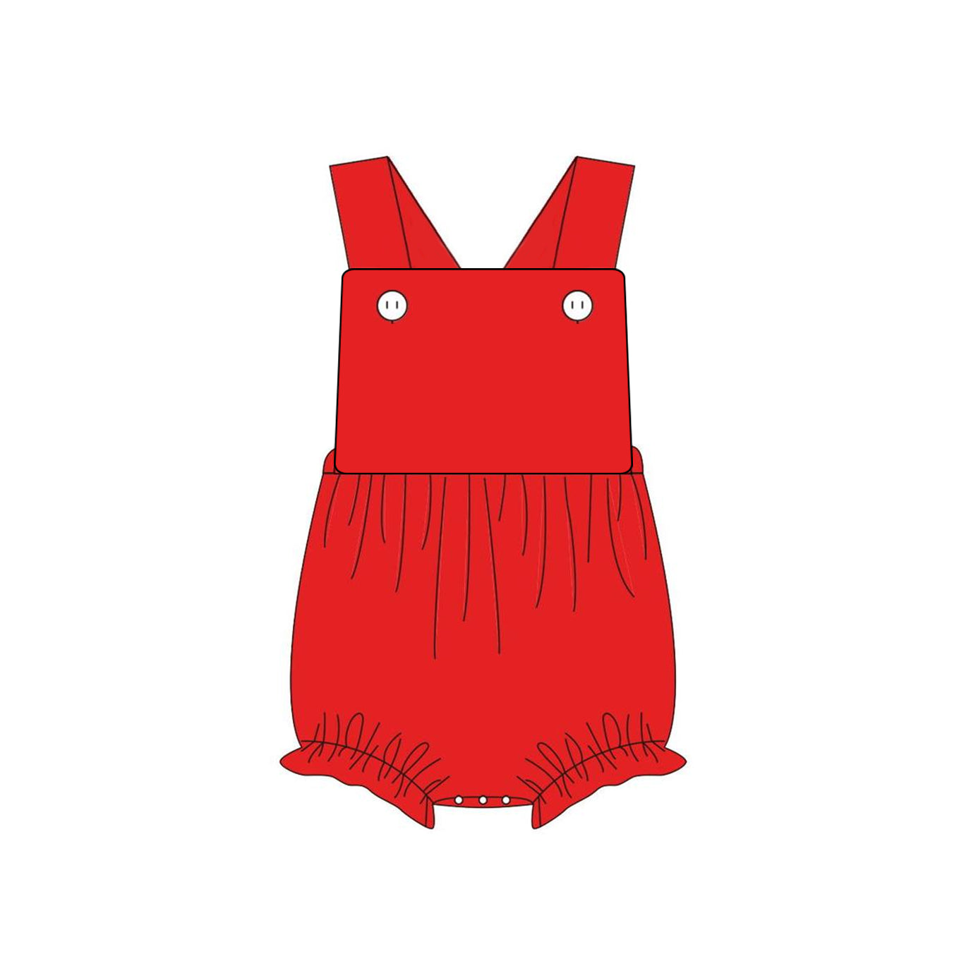 preorder SR1943 Christmas red sleeveless girls romper