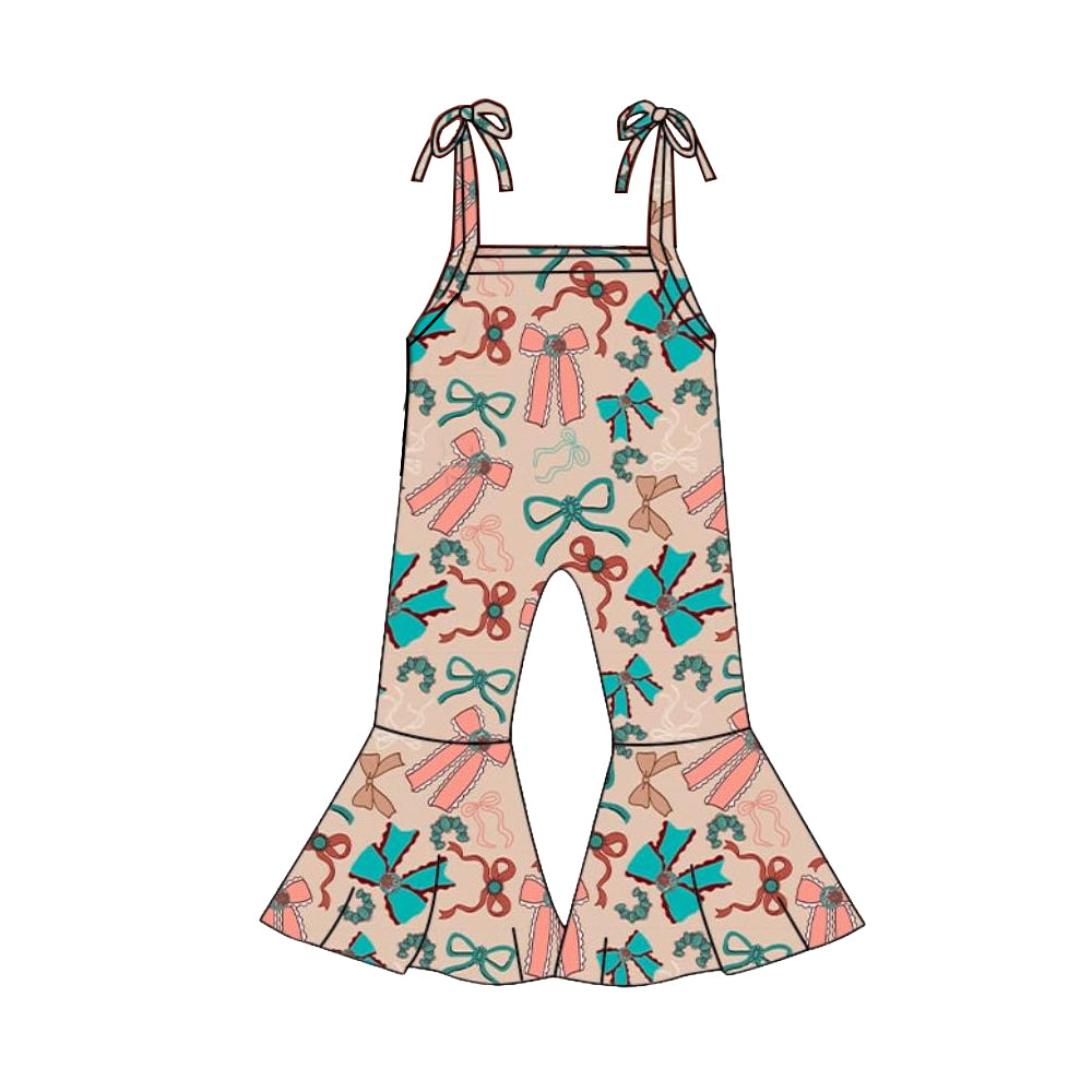 preorder SR3775 Colorful Bows Girls Jumpsuits