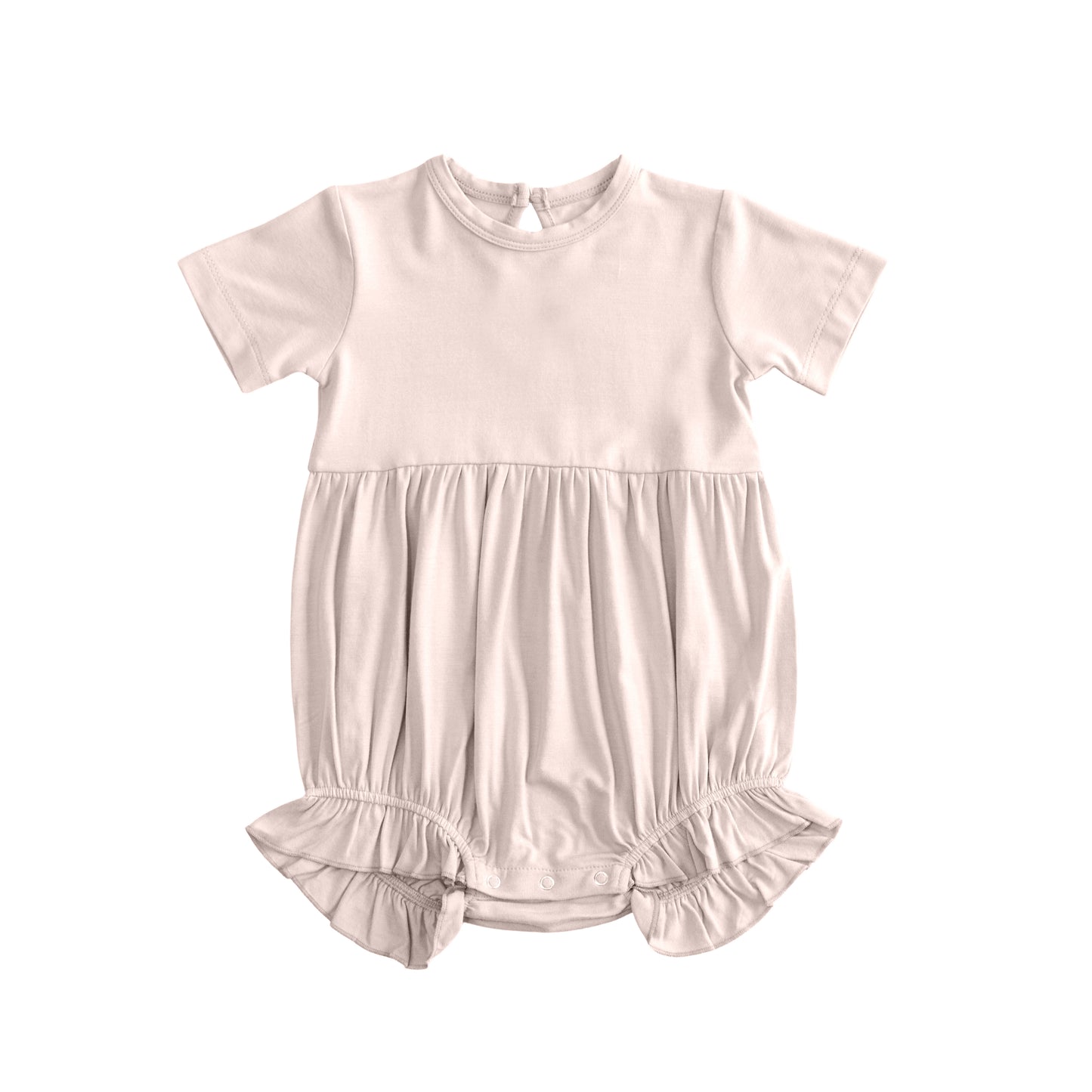 preorder SR3998 Pink Short Sleeve Girls Romper