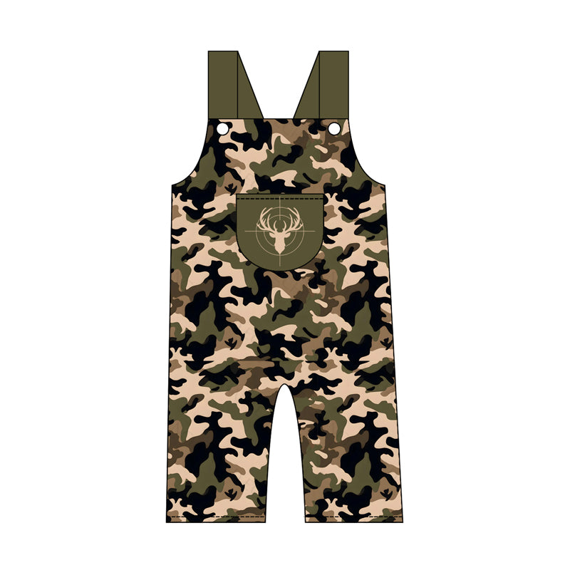 preorder SR4223 Hunting Camo Deer Boys Romper