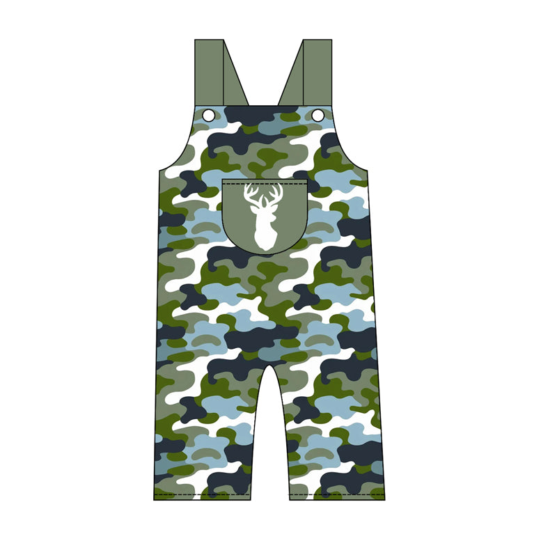 preorder SR4224 Hunting Camo Deer Boys Romper