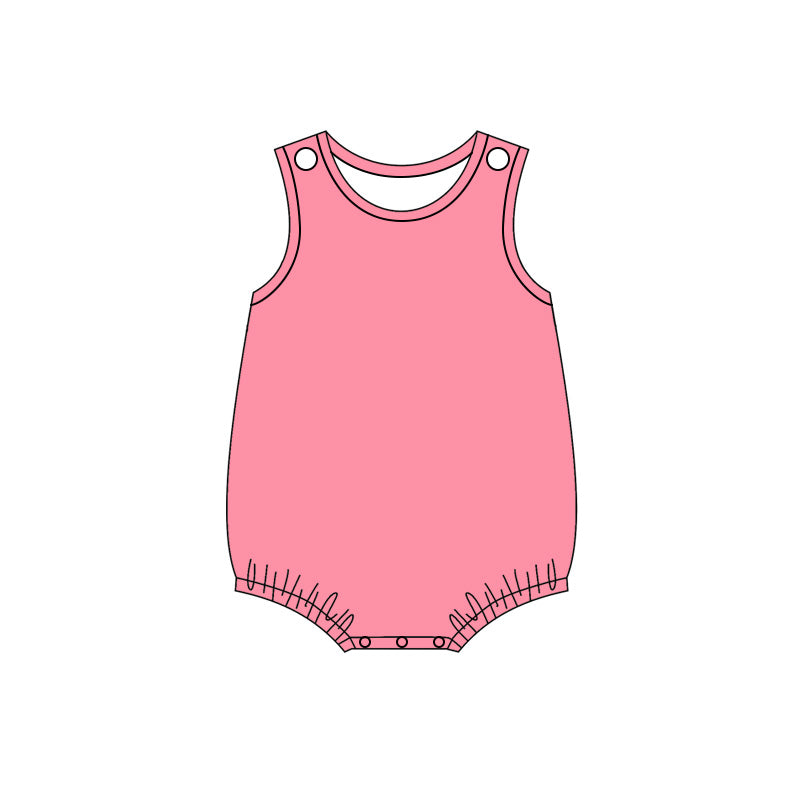 preorder SR4261 Pink Sleeveless Girls Romper
