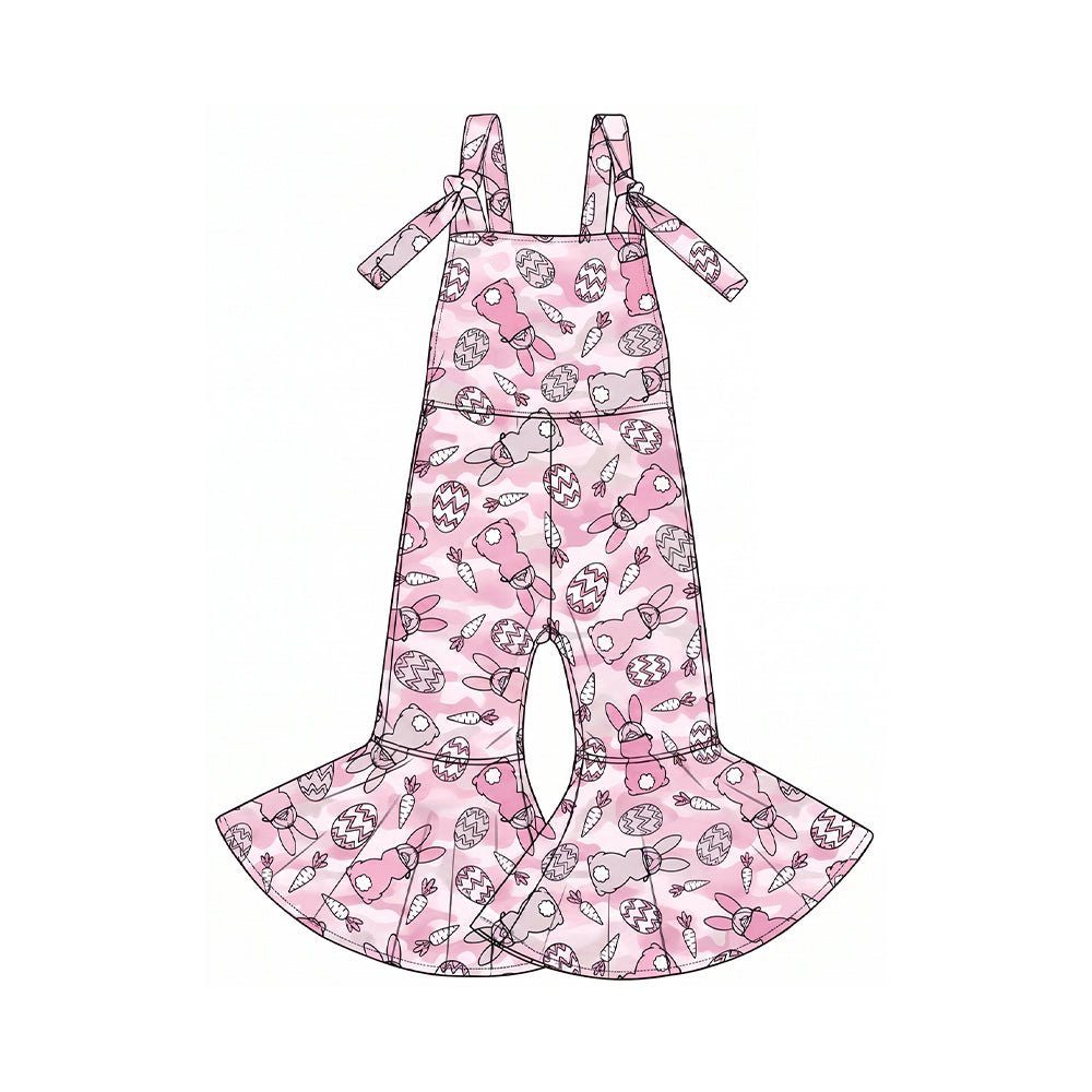 preorder SR4308 Easter Bunny Rabbit Camo Girls Jumpsuits
