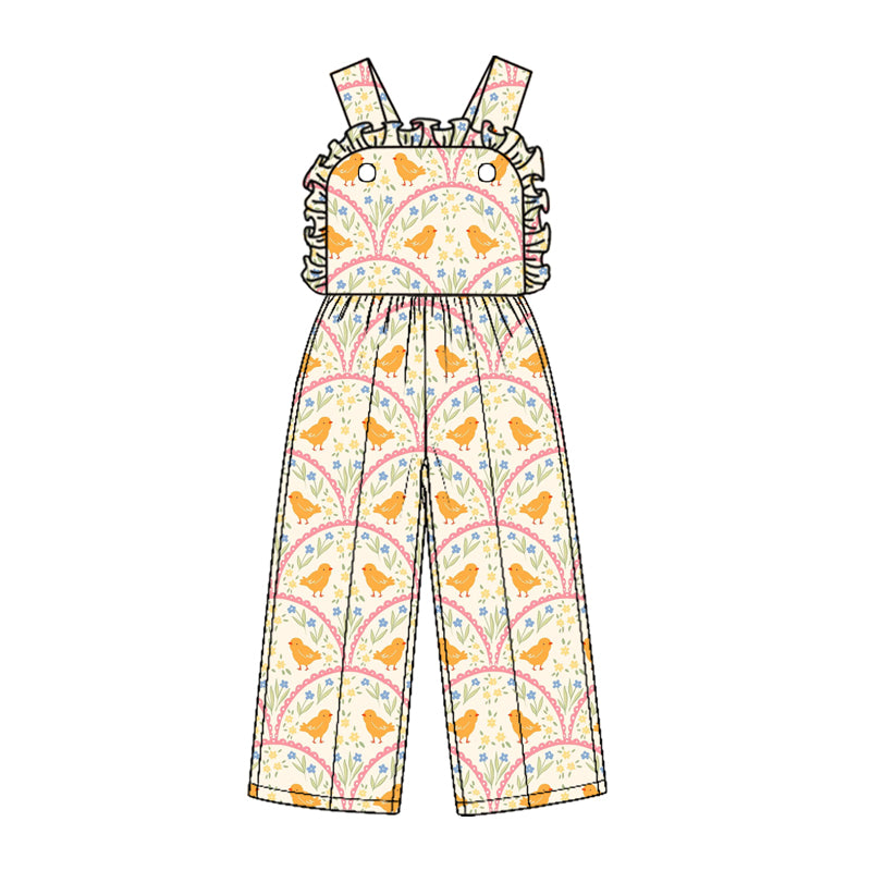 preorder SR4334 Chick Yellow Girls Jumpsuits