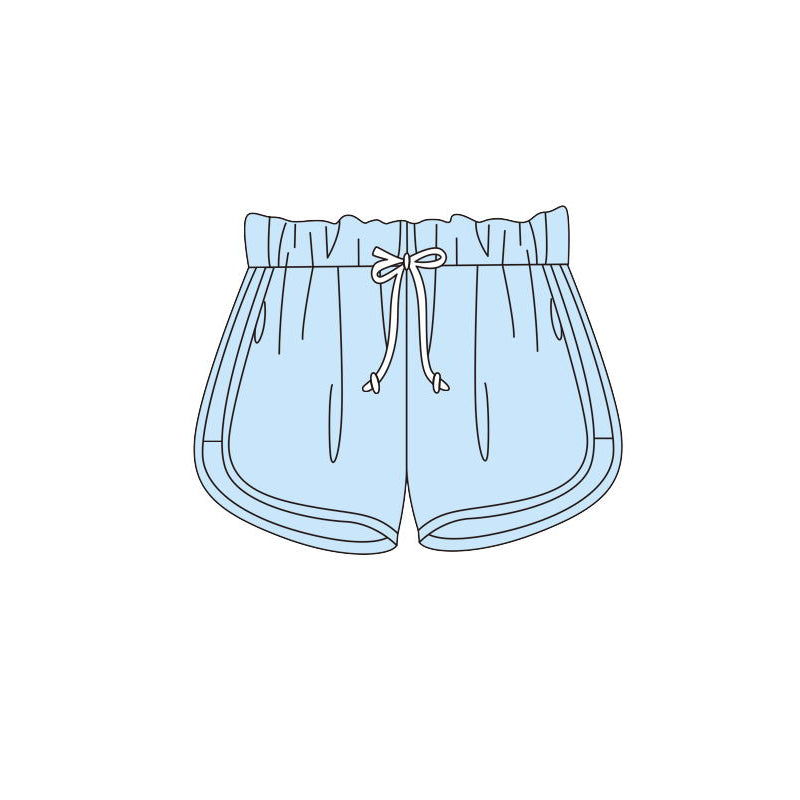 preorder SS0158 Blue Summer Kids Summer Shorts