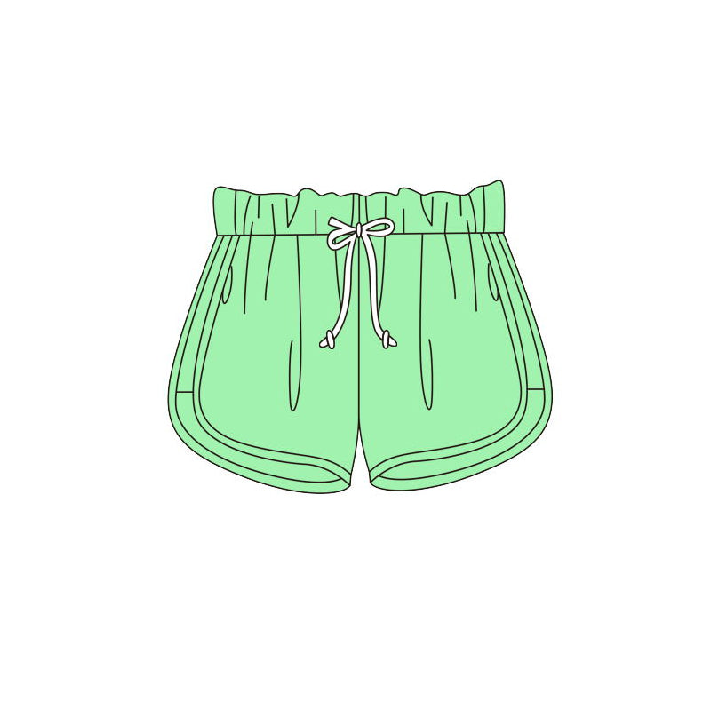 preorder SS0159 Green Summer Kids Summer Shorts