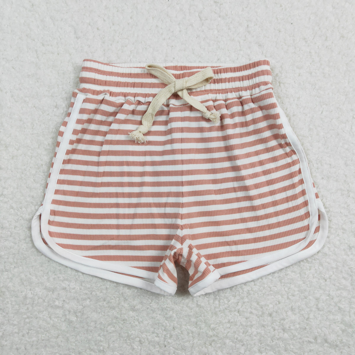 SS0211 pink striped girls shorts
