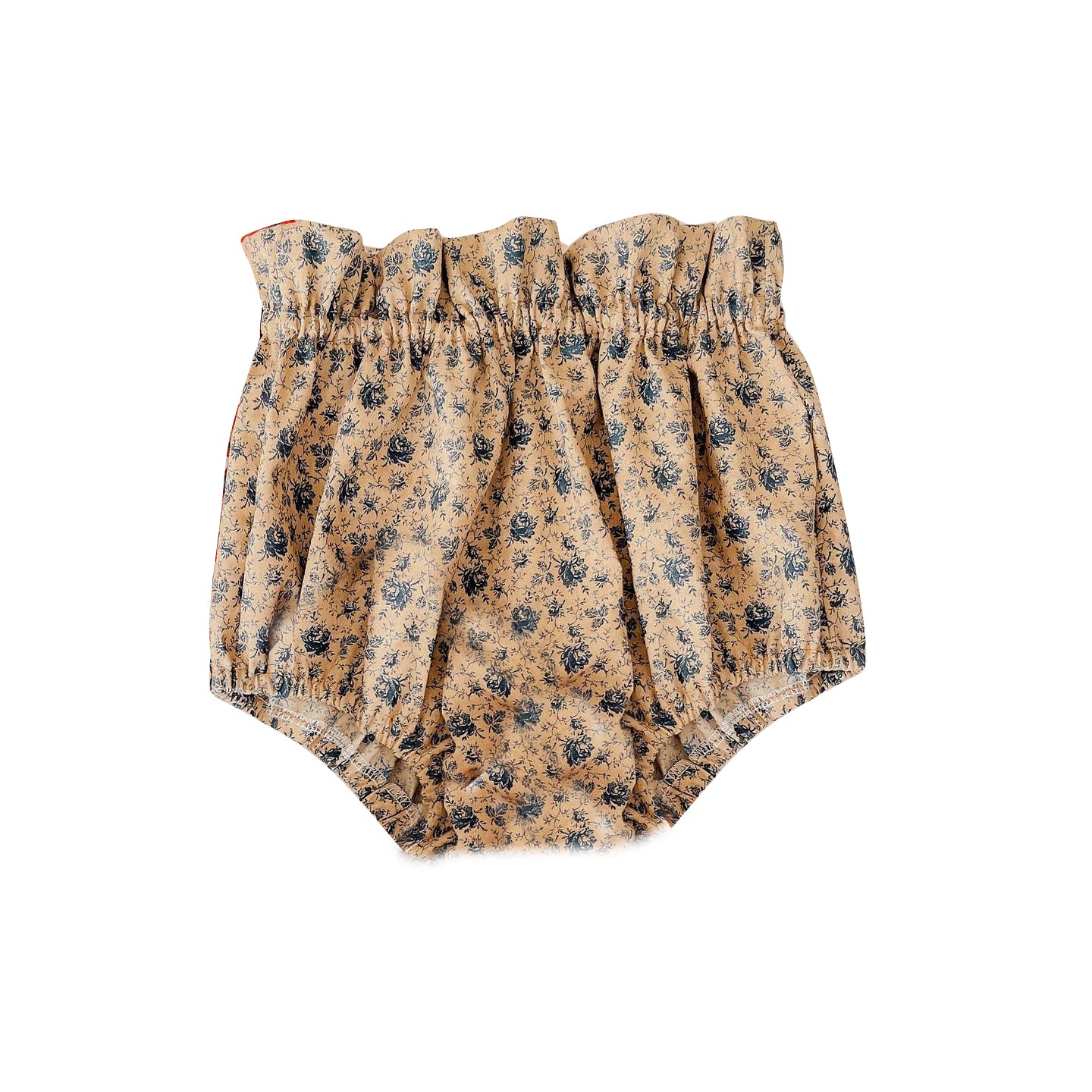 preorder SS0309 black flowers khaki girls bummies shorts