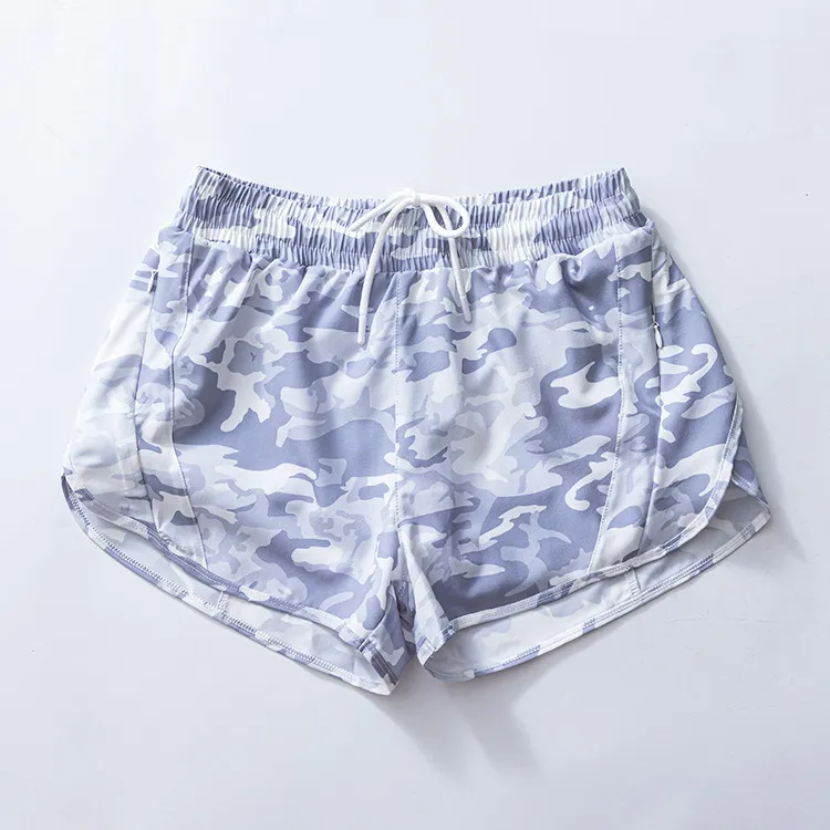 preorder SS046 grey camo yoga kids shorts