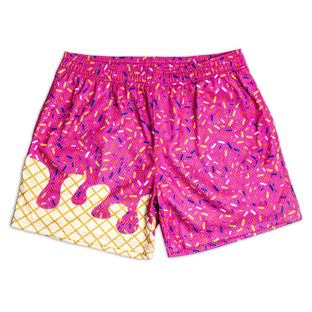 custom moq 3 football item hot pink ice boys shorts