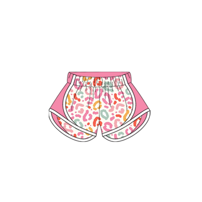 preorder SS0525 pink leopard girls shorts