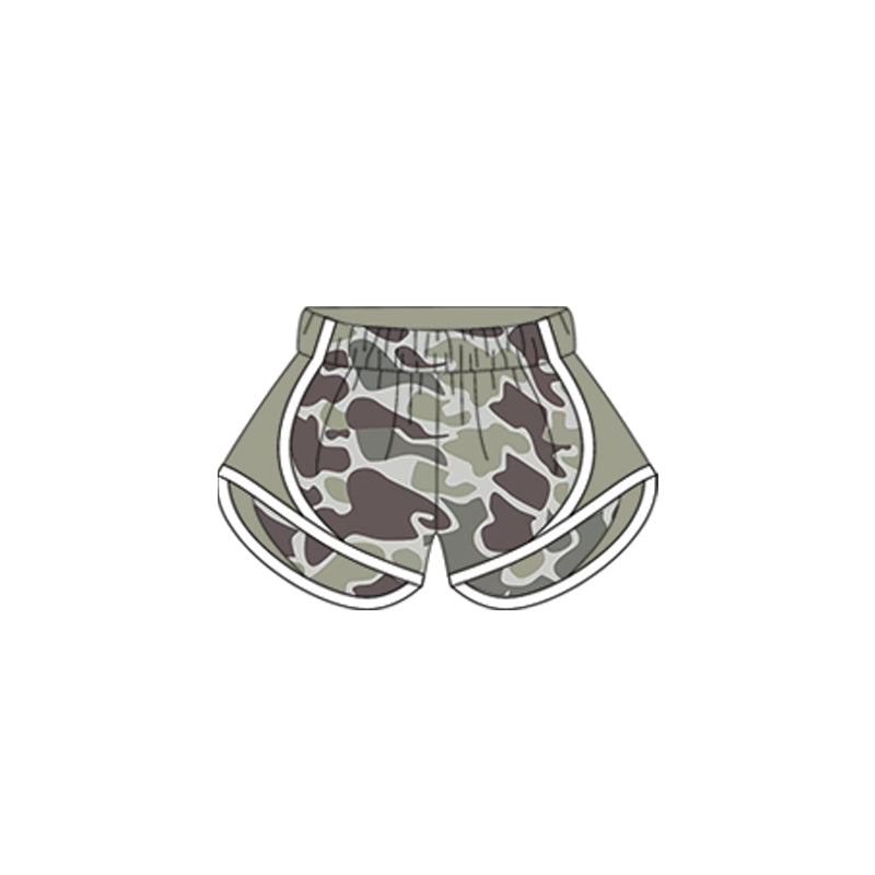 preorder SS0530 hunting camo grey camo girls shorts