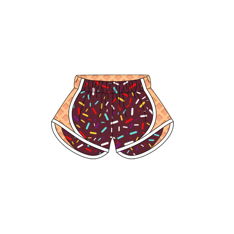 preorder SS0573 yoga ice brown girls shorts