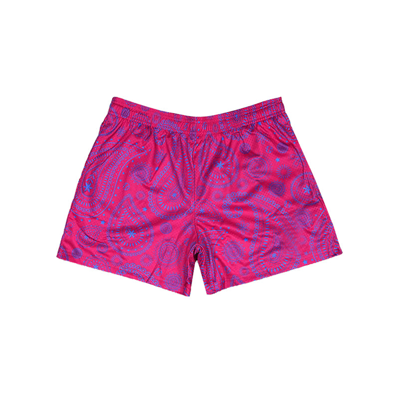 preorder SS0629 hot pink paisley girls shorts