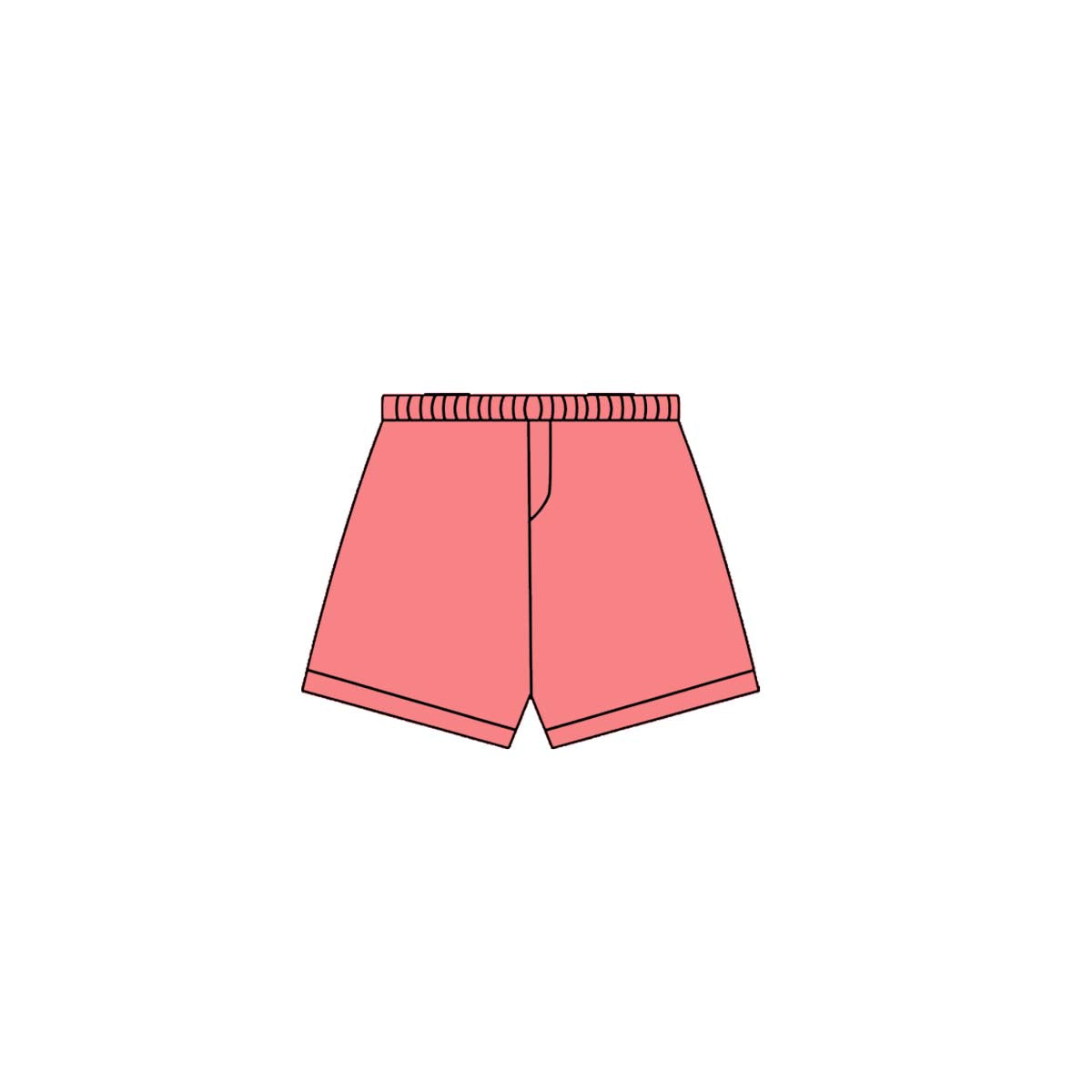 preorder SS0664 yoga watermelon red girls shorts
