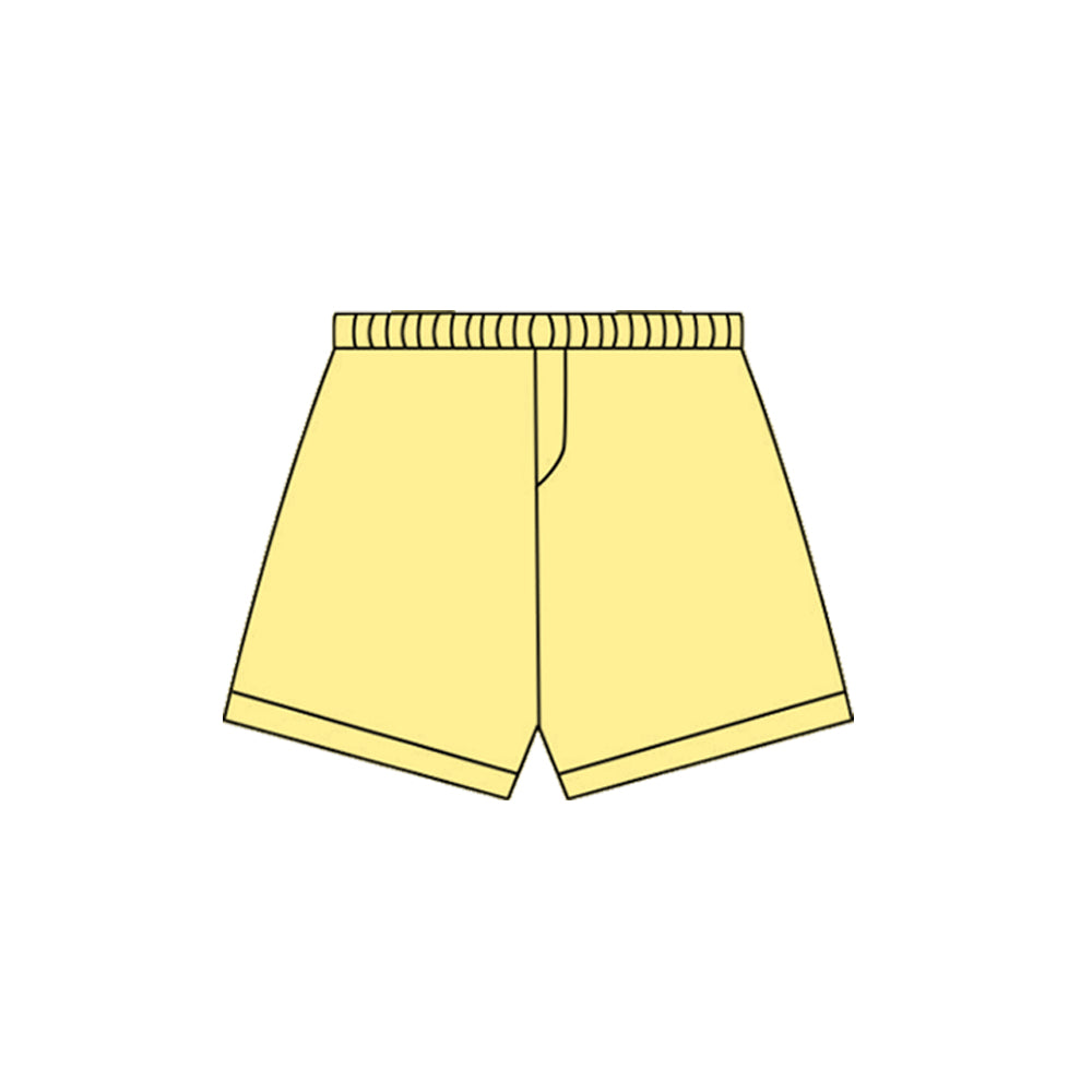 preorder SS0671 yoga yellow girls shorts
