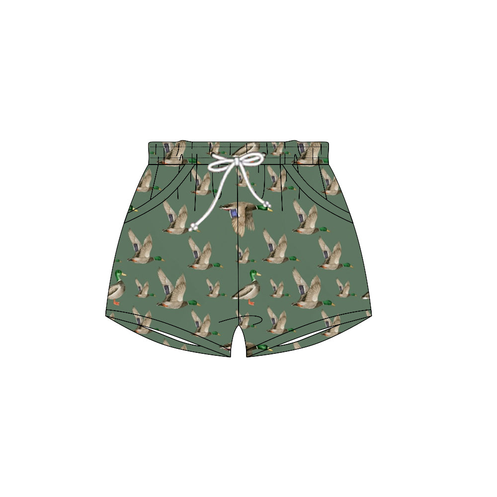 preorder SS0691 hunting mallard duck boys shorts
