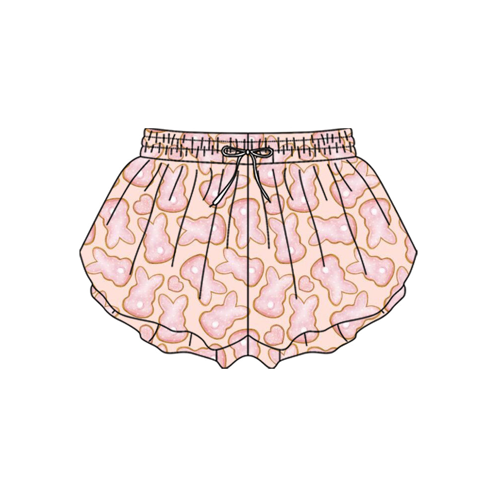 preorder SS0711 yoga Easter bunny rabbit peep girls shorts