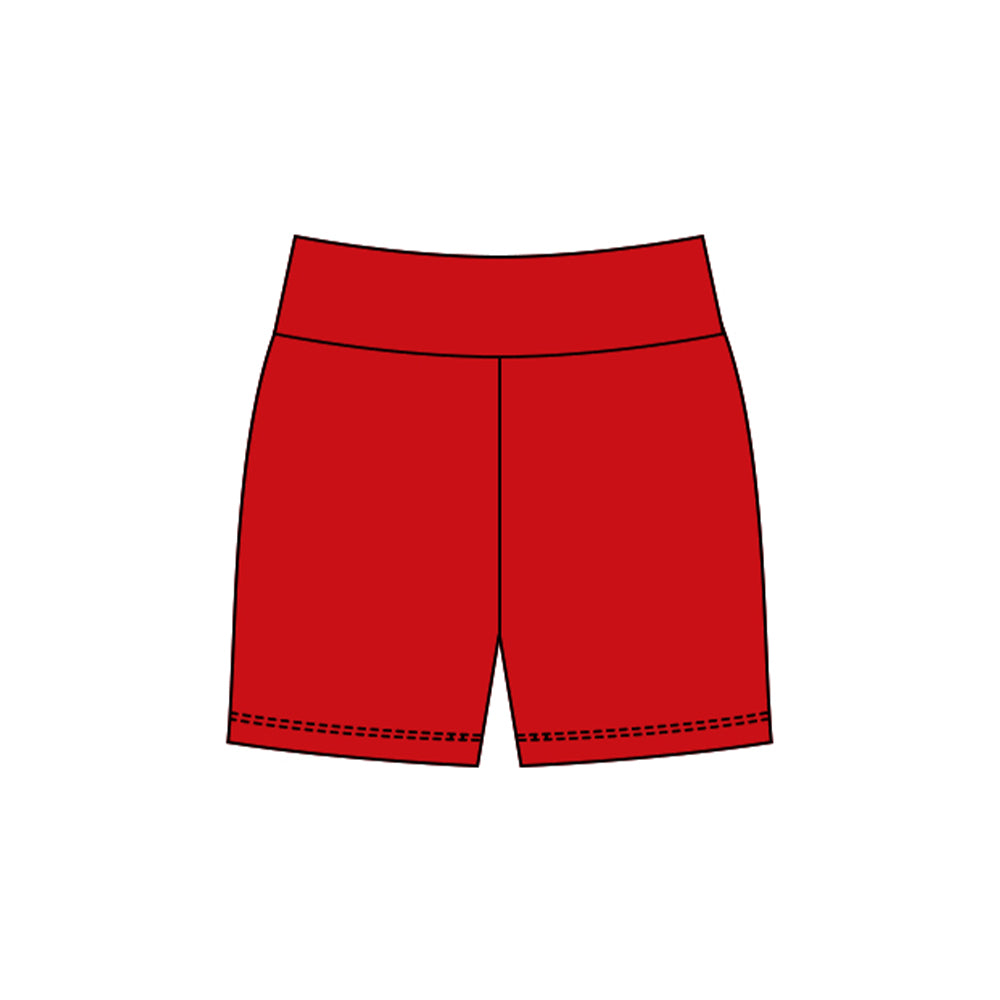 preorder SS0720 yoga red girls shorts