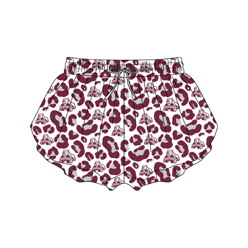 preorder SS0810 Yoga Football Item Camo Adult Women Shorts