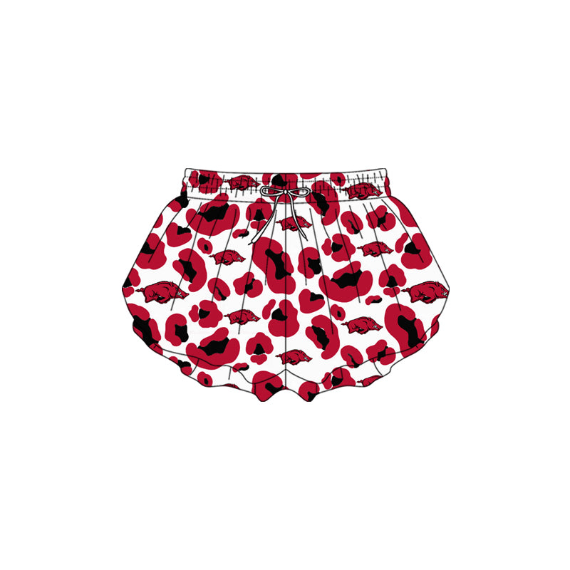 preorder SS0818 Yoga Football Item Camo Girls Shorts