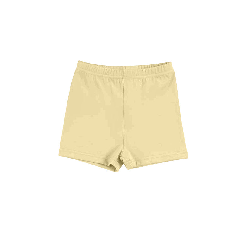 preorder SS0829 Yoga Light Yellow Girls Shorts