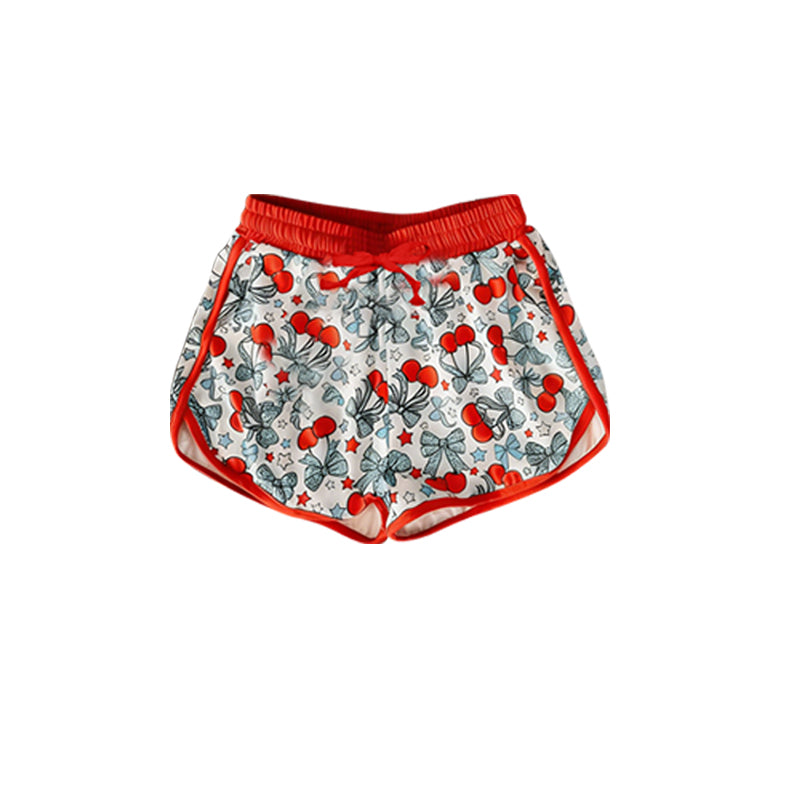 preorder SS0872 Cherry Bows Adult Women Shorts