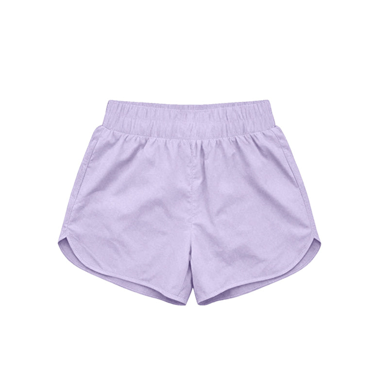 preorder Yoga SS0895 Solid Color Purple Girls Shorts