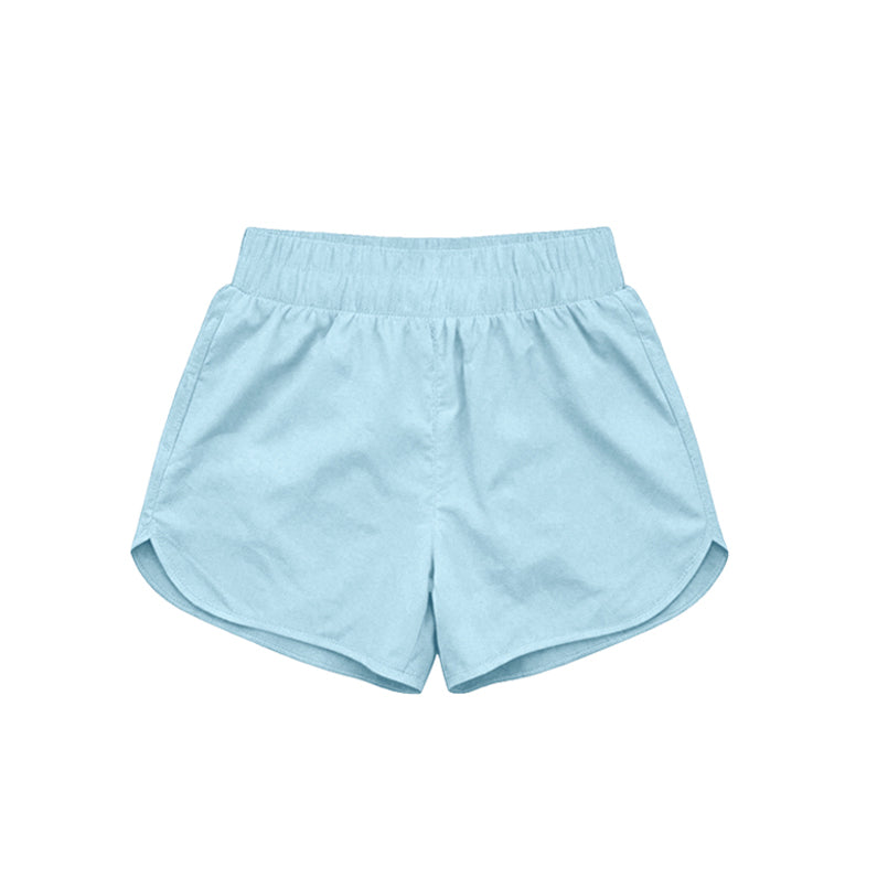 preorder Yoga SS0898 Solid Color Blue Girls Shorts