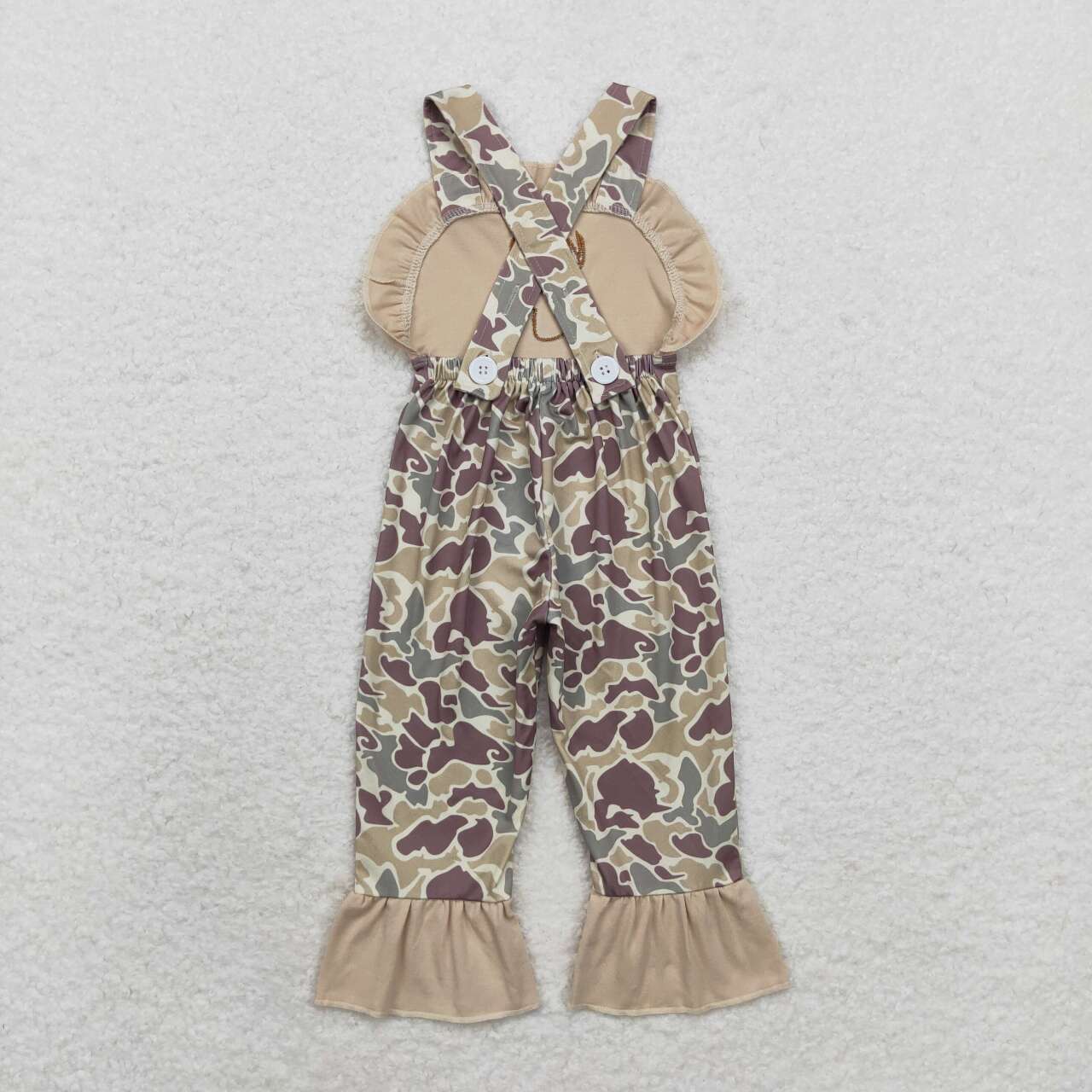 USA SHOP SR1914 embroidery hunting deer camo sleeveless girls jumpsuits